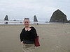 At Cannon Beach in OR